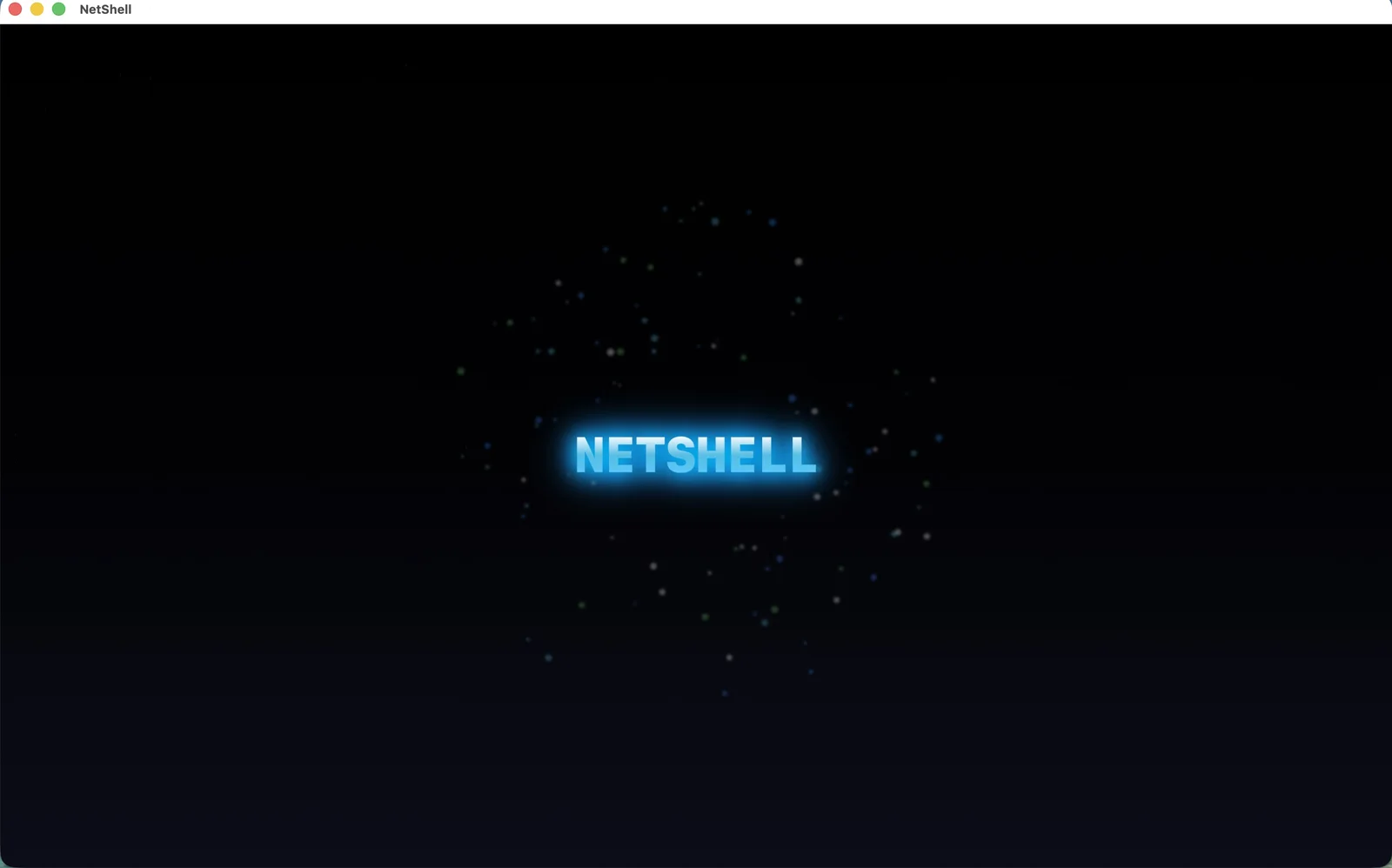 NetShell on Mac — the same vault, terminal and tools, on a bigger screen.